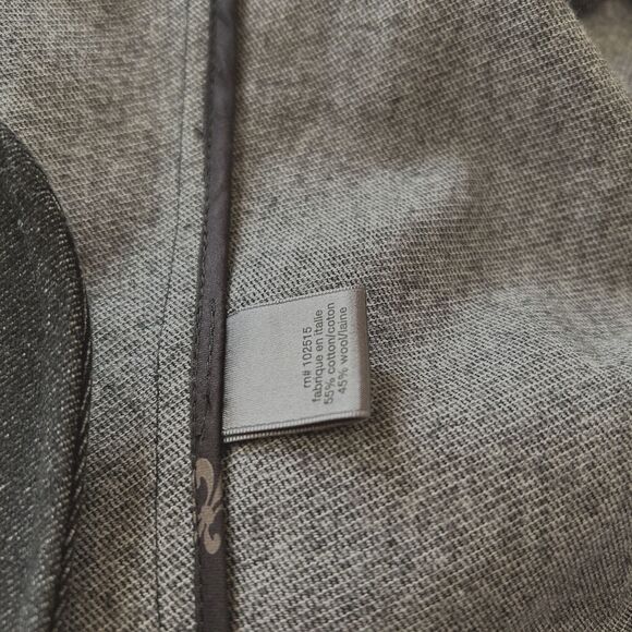 John Varvatos Utility Jacket Pockets Wool Blend Black (Denim-Look)Sz IT 52/US 42 - Picture 6 of 6